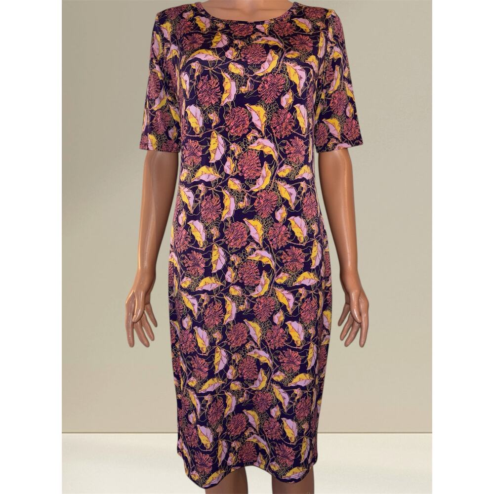 LulaRoe Julia Floral Dress Size Medium